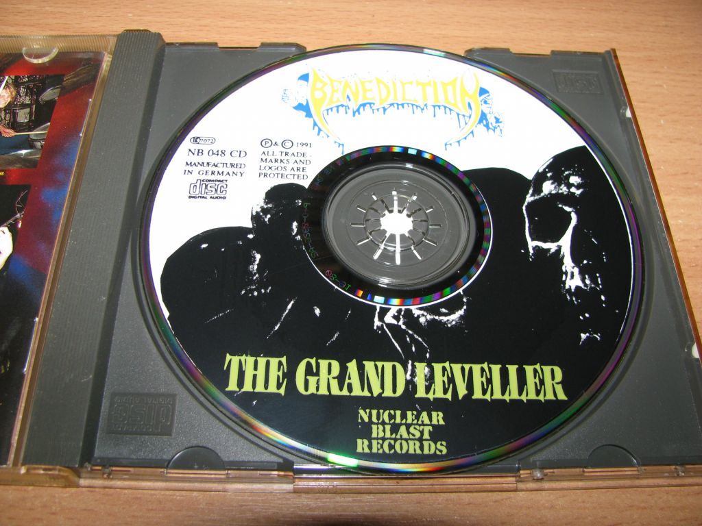 BENEDICTION - The Grand Leveller     (1991 Nuclear Blast 1st press) WHITE - фото фото фото 2