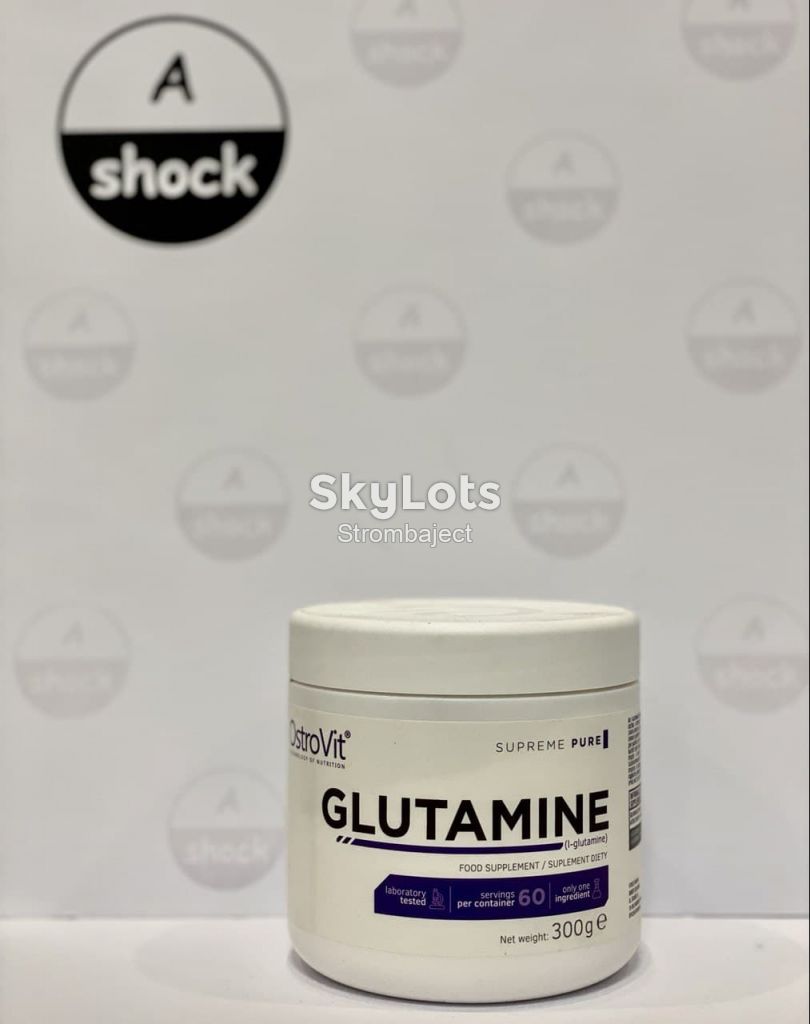 Глютамин OstroVit Glutamine   (300 грамм.) есть также протеин, гейнер, амино, бцаа, креатин, шейкера - фото фото фото 0