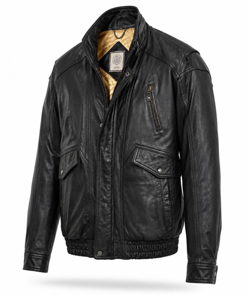 QUALITY CASUALS куртка Pilot чоловіча шкіра original M сток WE10-2 - фото фото фото 2