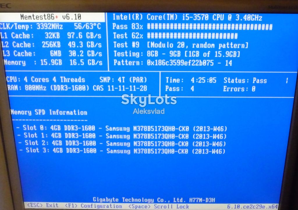 Samsung 4GB DDR3 1600 1Rx8 PC3-12800U-11-12-A1 M378B5173QH0 Intel/AMD - фото фото фото 4