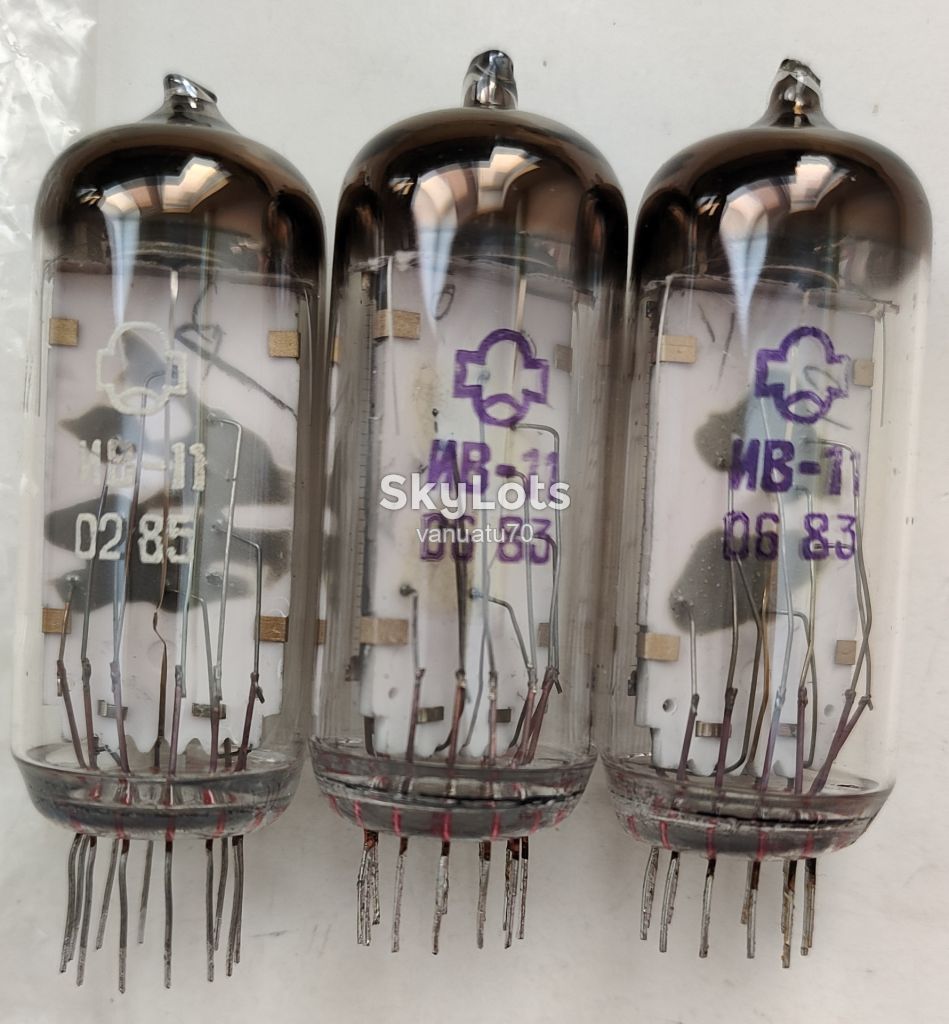ИВ-11 лампа індикаторна люмінісцентна VFD IV-11 Nixie - фото фото фото 1