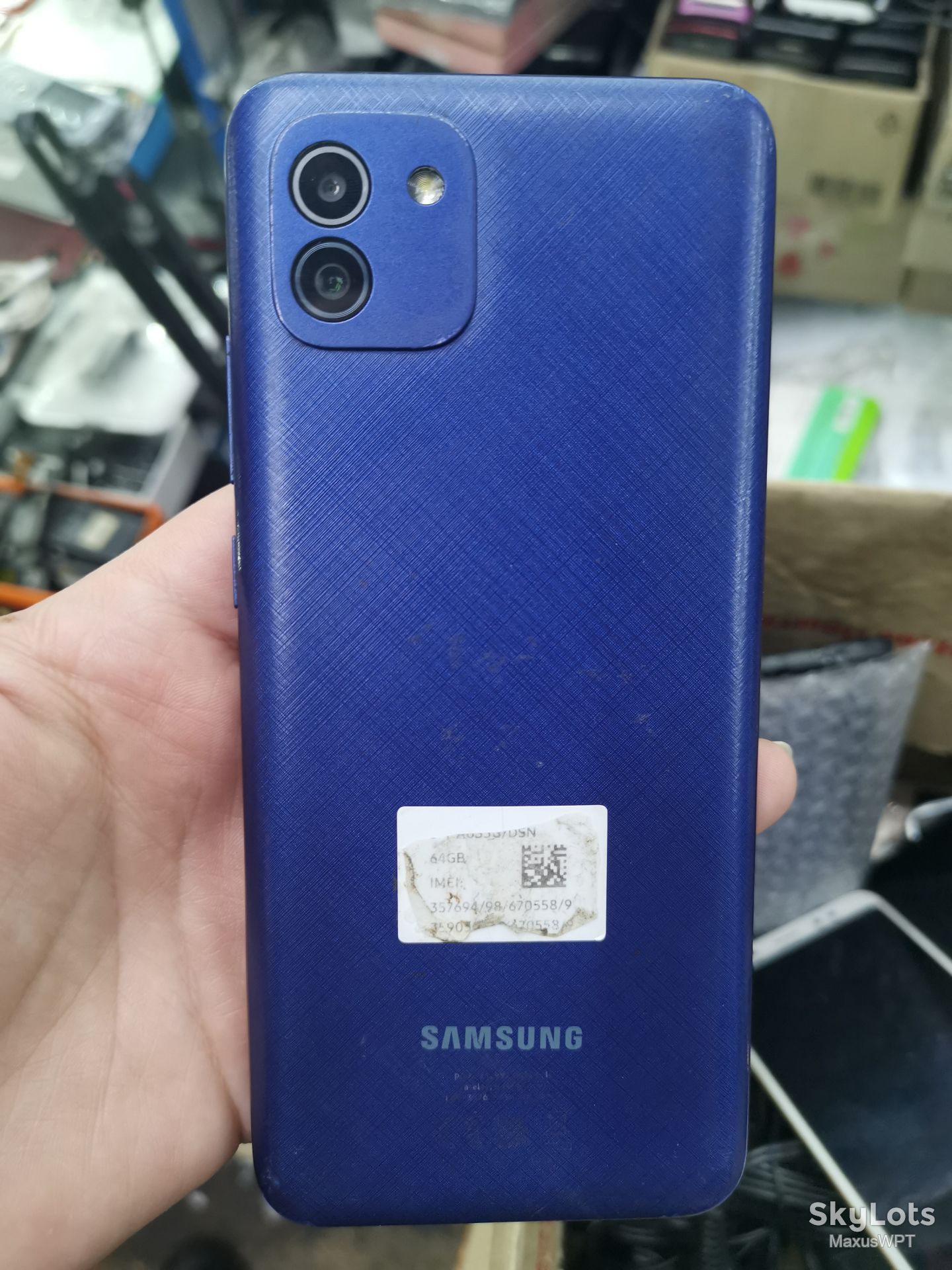 #1577 Sklad Samsung A03 4/64 blue - фото фото фото 1