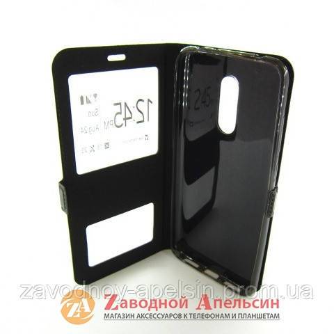 Чехол книжка Xiaomi Redmi 5 Plus Smart Case black - фото фото фото 2