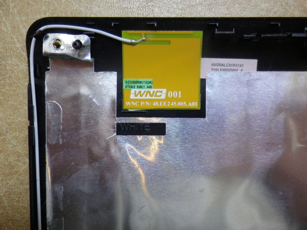 Б/У Кришка матриці без рамки на TOSHIBA SATELLITE X205 - фото фото фото 2