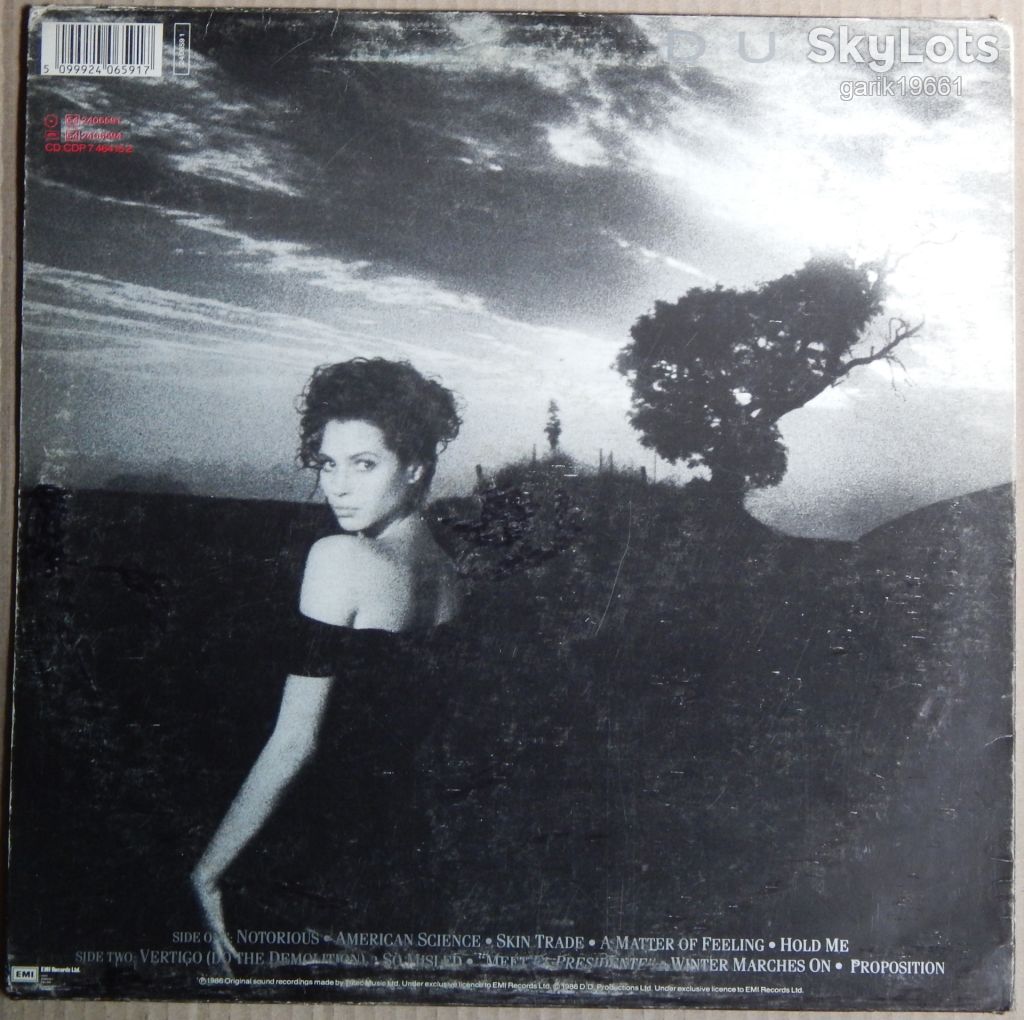 Duran Duran ‎– Notorious  (EMI ‎– 2406591, Italy) inner sleeve EX/NM- - фото фото фото 1