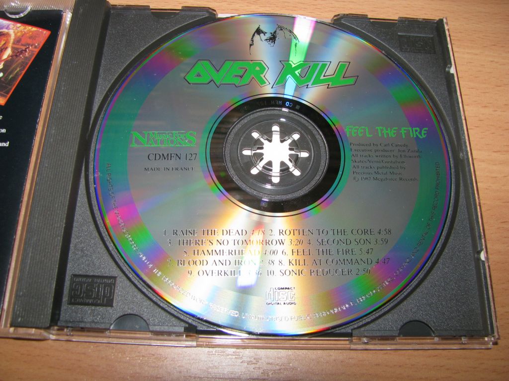 OVERKILL - Feel The Fire   (1985 Music For Nations) - фото фото фото 2