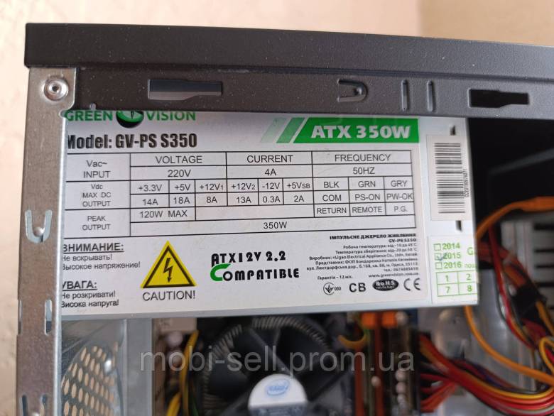 Компьютер Intel C2D E7500 2.93GHz, RAM 4Gb, HDD 320Gb, Windows 10 HE - фото фото фото 4