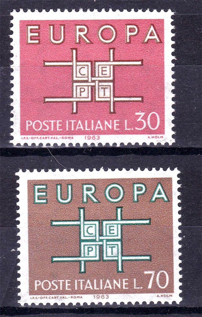 Италия  1963 г  MNH -  ЕВПРПА СЕПТ / EUROPA  CEPT - - фото фото фото 0