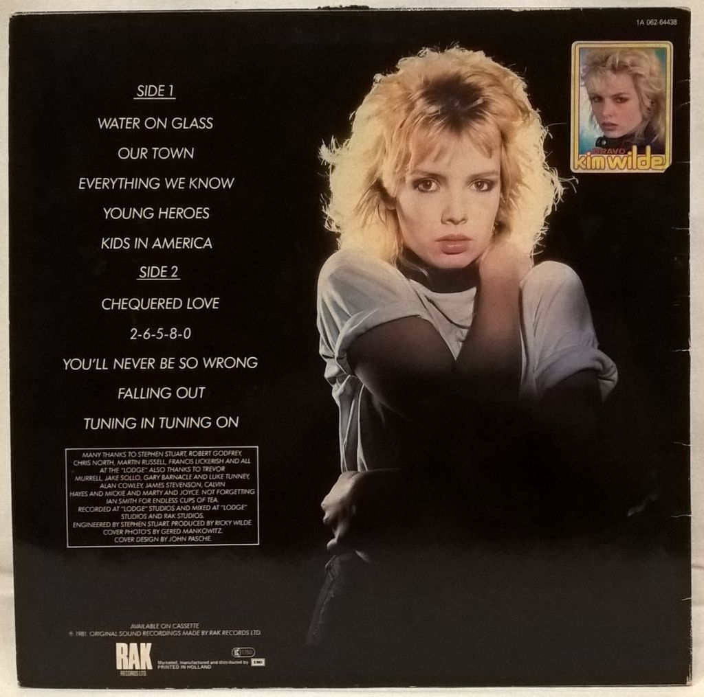 Kim Wilde - Kim Wilde -1981.  (LP). 12. Vinyl. Пластинка. Holland - фото фото фото 1