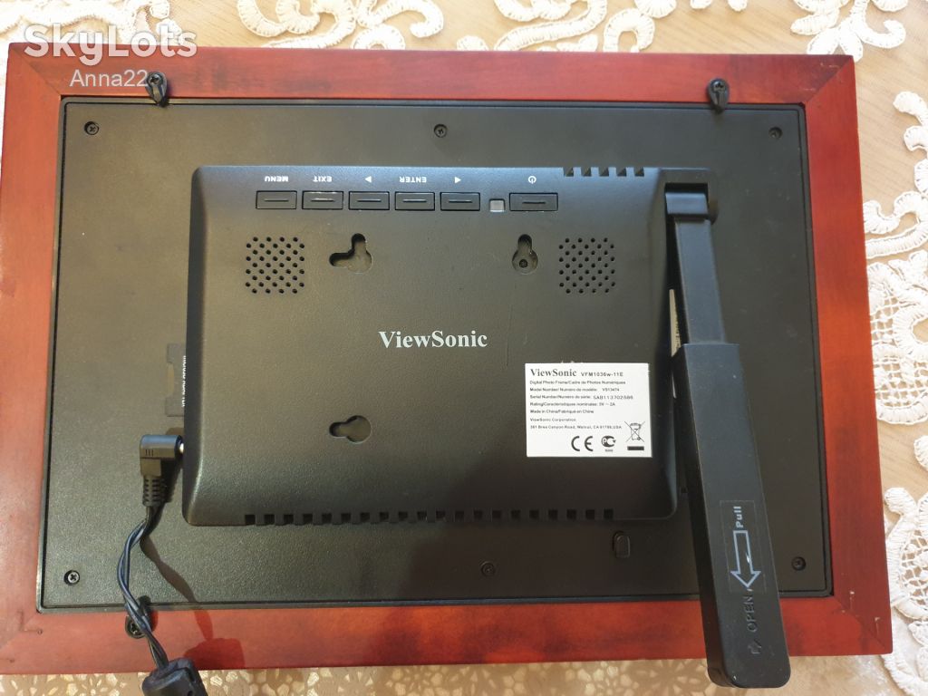 Цифровая фоторамка ViewSonic VFM 1036W-11E - фото фото фото 2