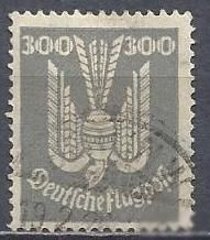 Германия 1924 Авиапочта деревянный голубь 1м.гаш. - фото фото фото 0