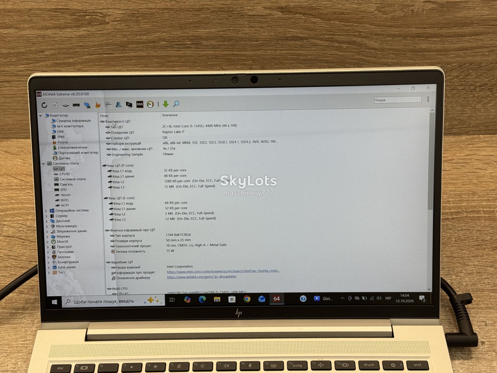 ноутбук hp elitebook 640 g10-intel core i5-13gen-8gb ram ddr4-№ss200 - фото фото фото 11