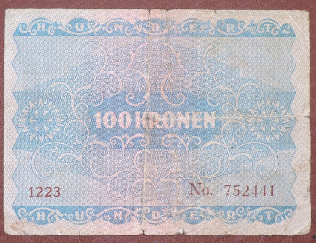 Австро-Угорщина Австро-Венгрия 100 крон 1922 - фото фото фото 1