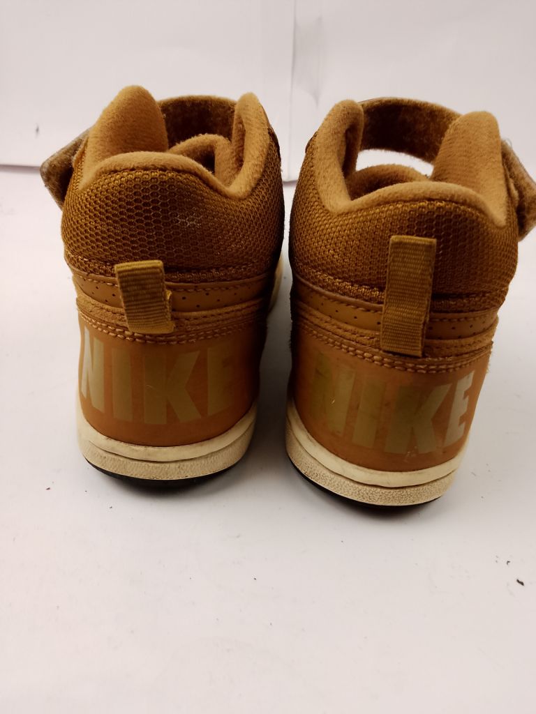 Дитячі демісезонні черевики Nike розмір 12,5 | Світло-коричневі черевички Найк   (б/у) - фото фото фото 1