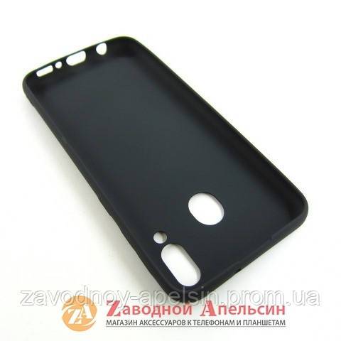 Samsung M20 M205 защитный чехол soft touch black - фото фото фото 1