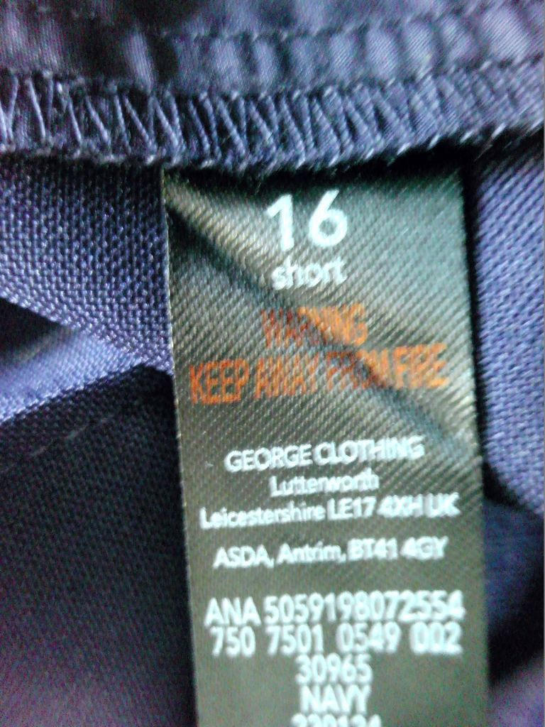 Новые синие  брюки "George" р.50 . - фото фото фото 8