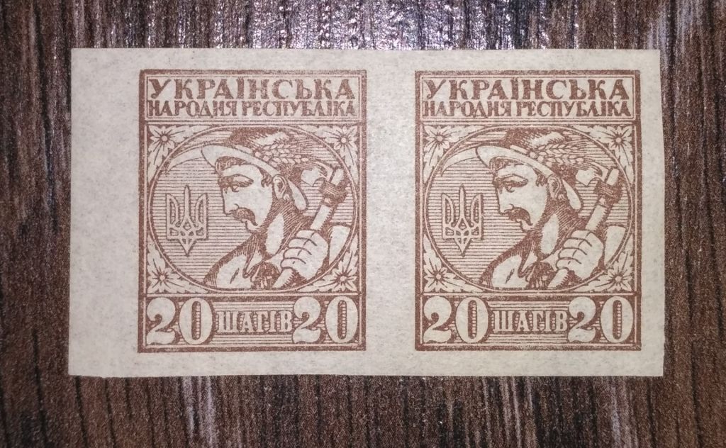 20 шагів 1918 пара, 2шт. УНР - фото фото фото 1