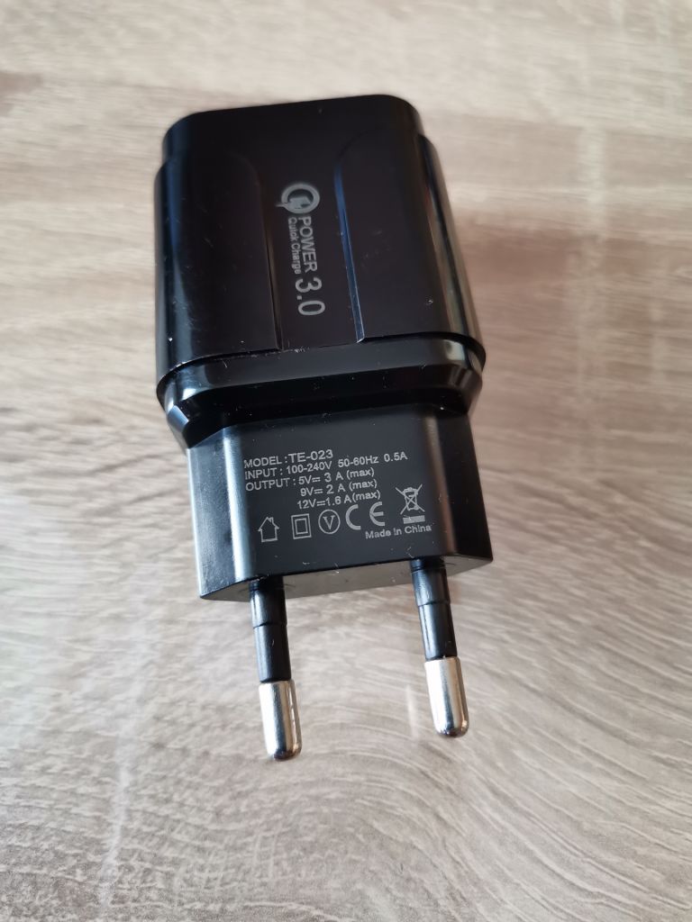 Сетевое зарядное устройство USB TE-023 Quick Charge 3.0 - фото фото фото 1