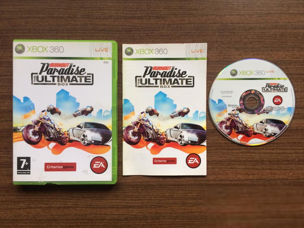 Игра на Xbox 360 "Burnout Paradise: The Ultimate Box"       (PAL) - фото фото фото 0