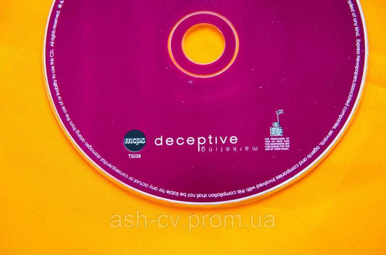 Музичний диск CD. DECEPTIVE - фото фото фото 1