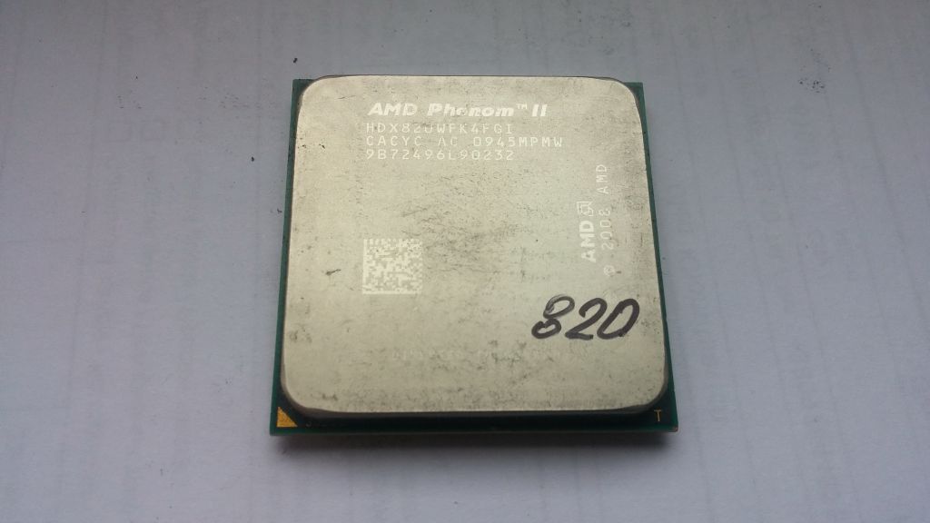 Процессор AMD Phenom II X4 820 2.60GHz/6MB    (HDX820WFK4FGI) socket AM3 95W Вживане - фото фото фото 0