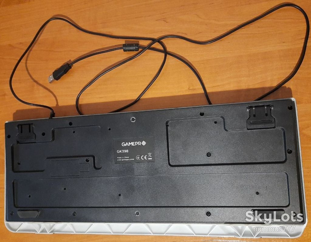 Ігрова клавіатура з підсвіткою RGB GamePro Headshot GK398 USB Тест ОК - фото фото фото 1