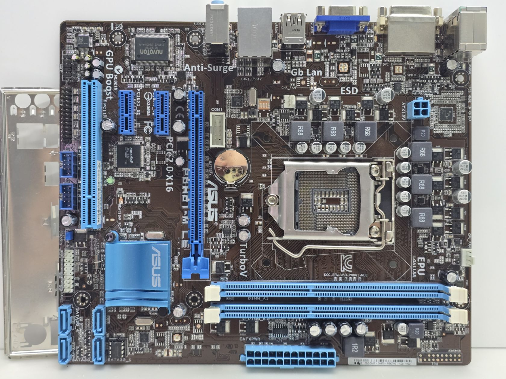 Материнська плата s1155 ASUS P8H61-M LE   (Socket 1155,DDR3,б/у) - фото фото фото 0