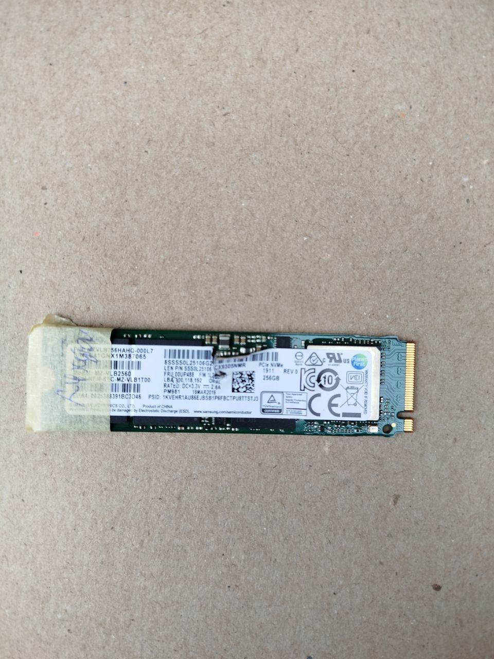 SSD M.2 Диск SAMSUNG   (256GB) Не робочий з 1грн! - фото фото фото 1