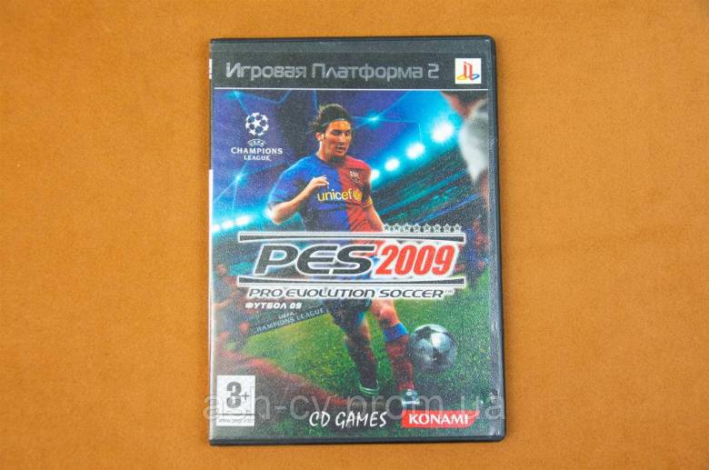 Диск для Playstation 2 (Для чіпованих приставок), гра PES2009 - фото фото фото 0