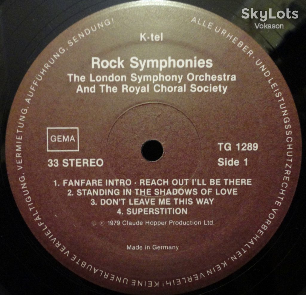 Rock Symphonies - The London Symphony Orchestra NM/NM - фото фото фото 3