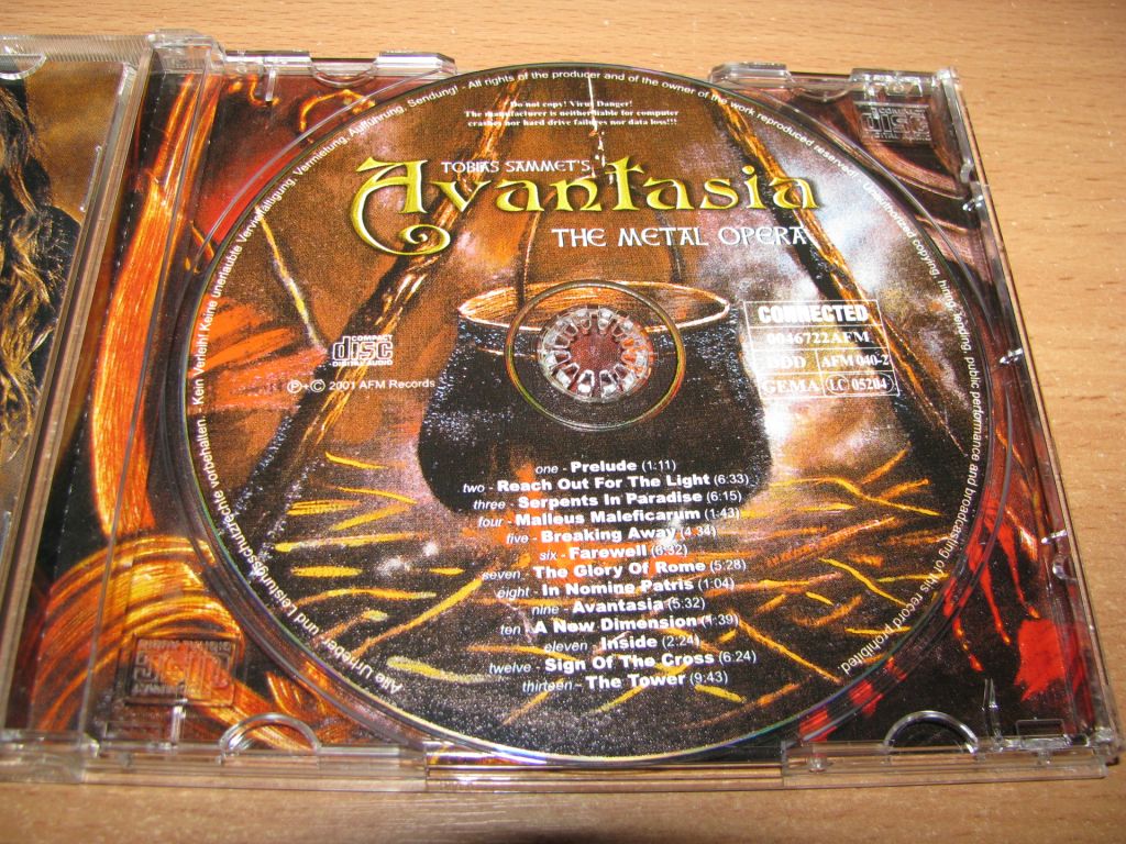 AVANTASIA - The Metal Opera  (2001 AFM 1st press) - фото фото фото 2
