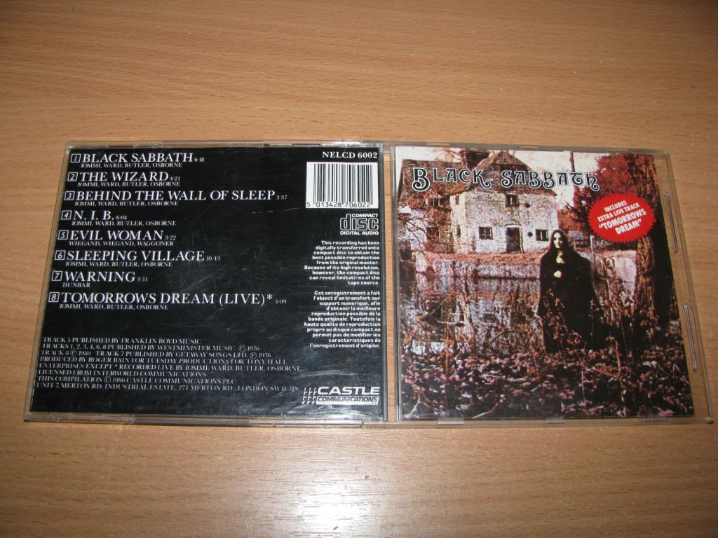 BLACK SABBATH - Black Sabbath S/T      (1986 Castle MPO  1st press) - фото фото фото 0