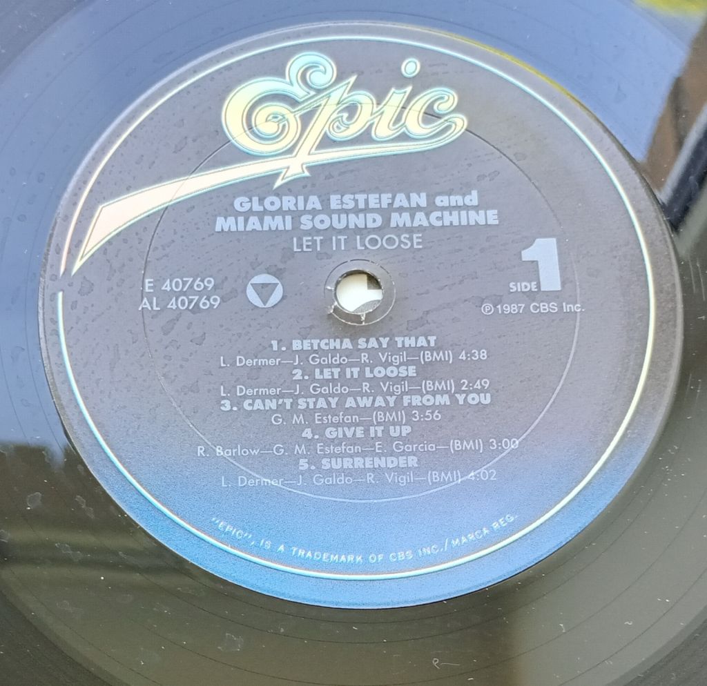 GLORIA ESTEFAN AND MIAMI SOUND MACHINE Let It Loose LP  EX-/EX - фото фото фото 2