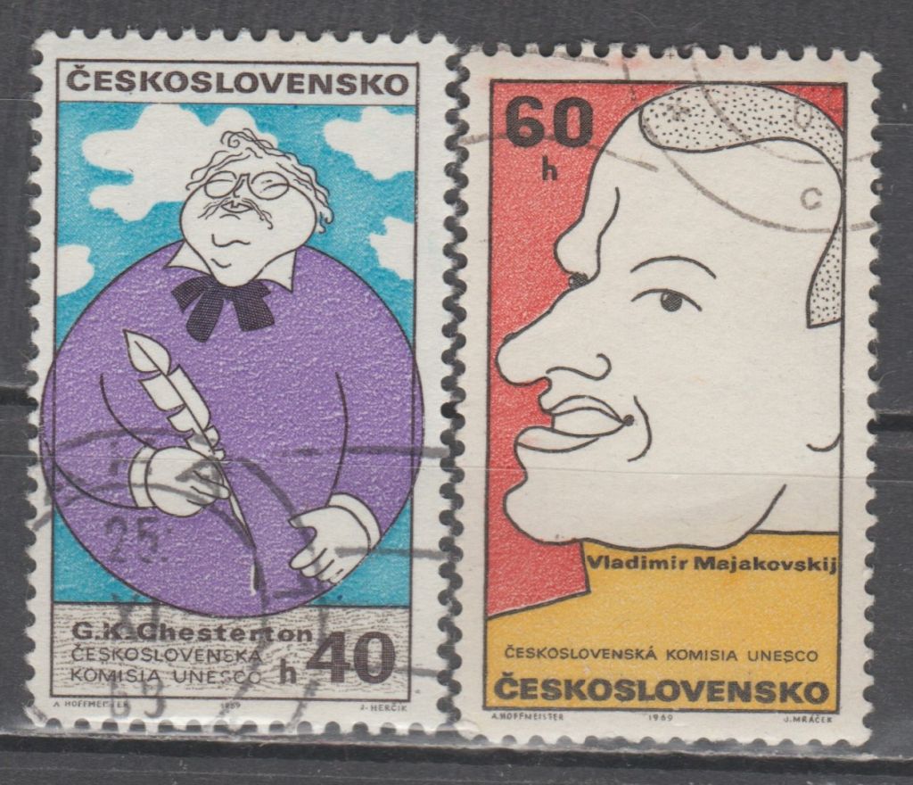 Чехословакия Чехословаччина 1969 личности шаржы - фото фото фото 0
