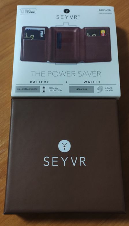 ЧохолБатарея Apple IPhone Seyvr Leather Wallet  Lightning Brown - фото фото фото 4