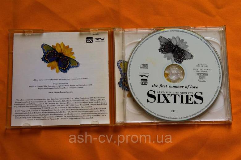 Музичний диск CD. THE FIRST SUMMER OF LOVE - SIXTIES (2cd) - фото фото фото 2