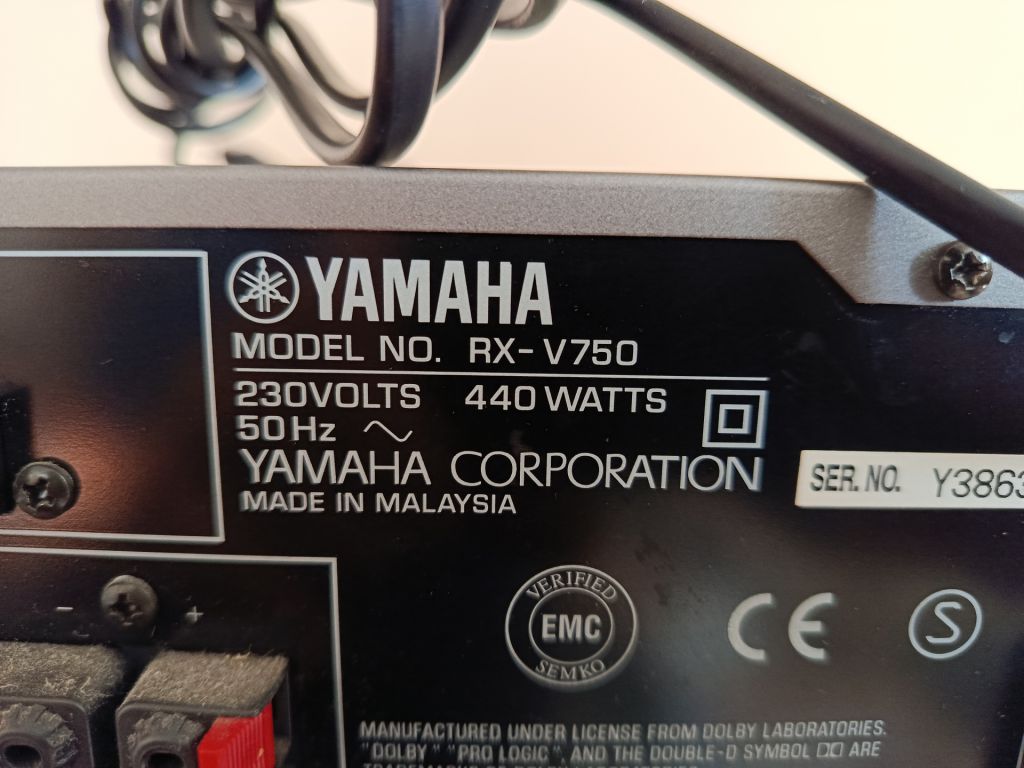 Ресівер YAMAHA RX-V750 - фото фото фото 5