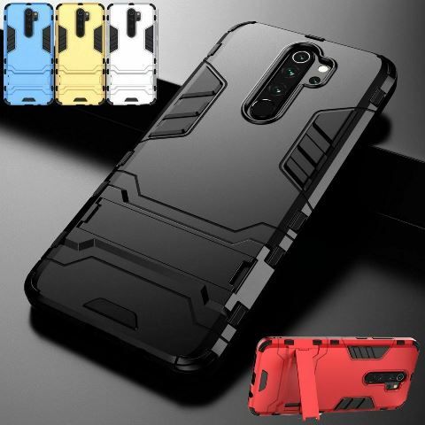 ЧЕХОЛ ПРОТИВОУДАРНЫЙ HYBRID Xiaomi Redmi Note 8 pro подставка - фото фото фото 2