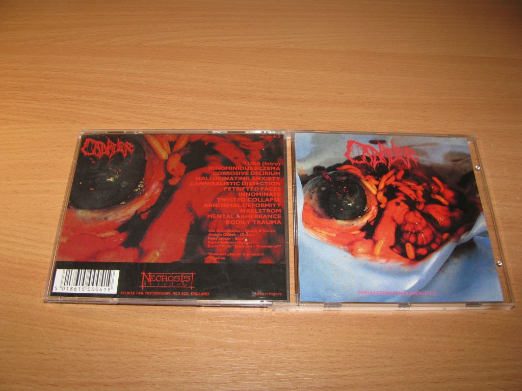 CADAVER - Hallucinating Anxiety  (1990 Necrosis Records) - фото фото фото 0