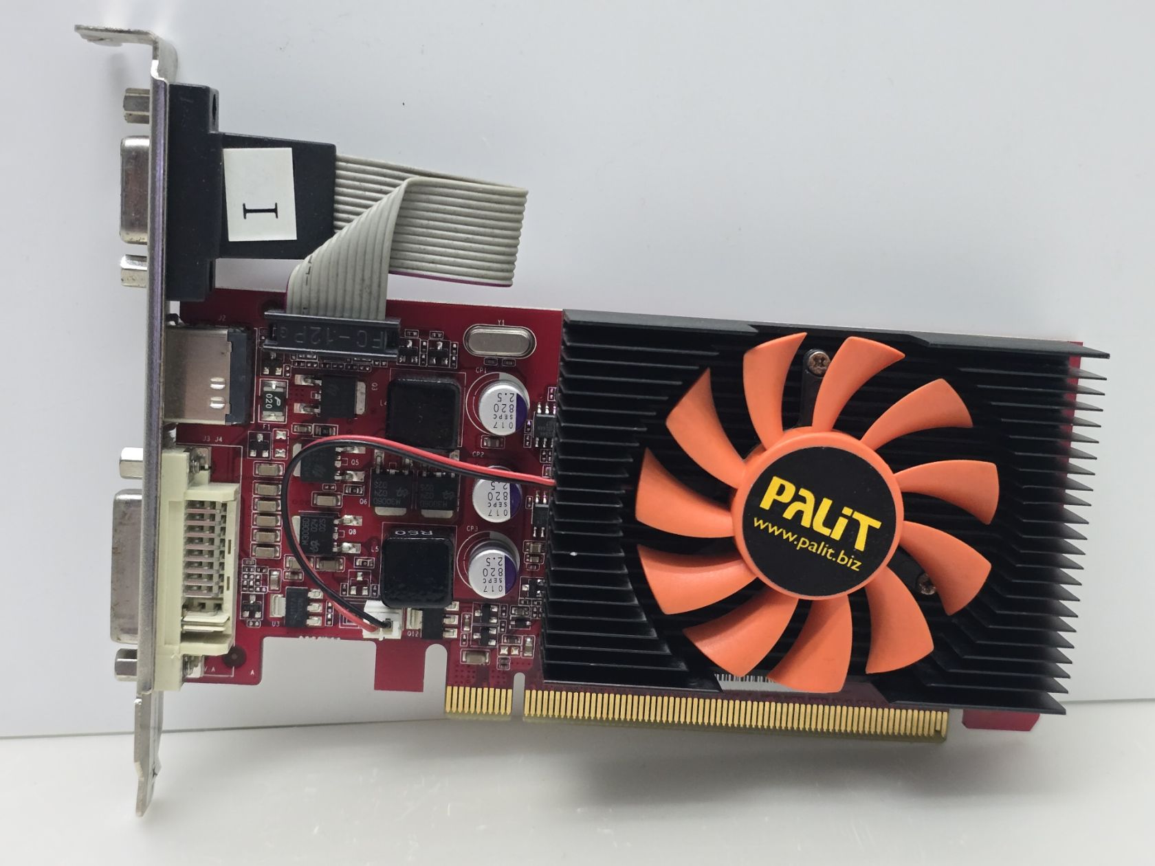 Видеокарта Palit GeForce GT 430 1GB  (GDDR3,64 Bit,HDMI,PCI-Ex,Б/у) - фото фото фото 0