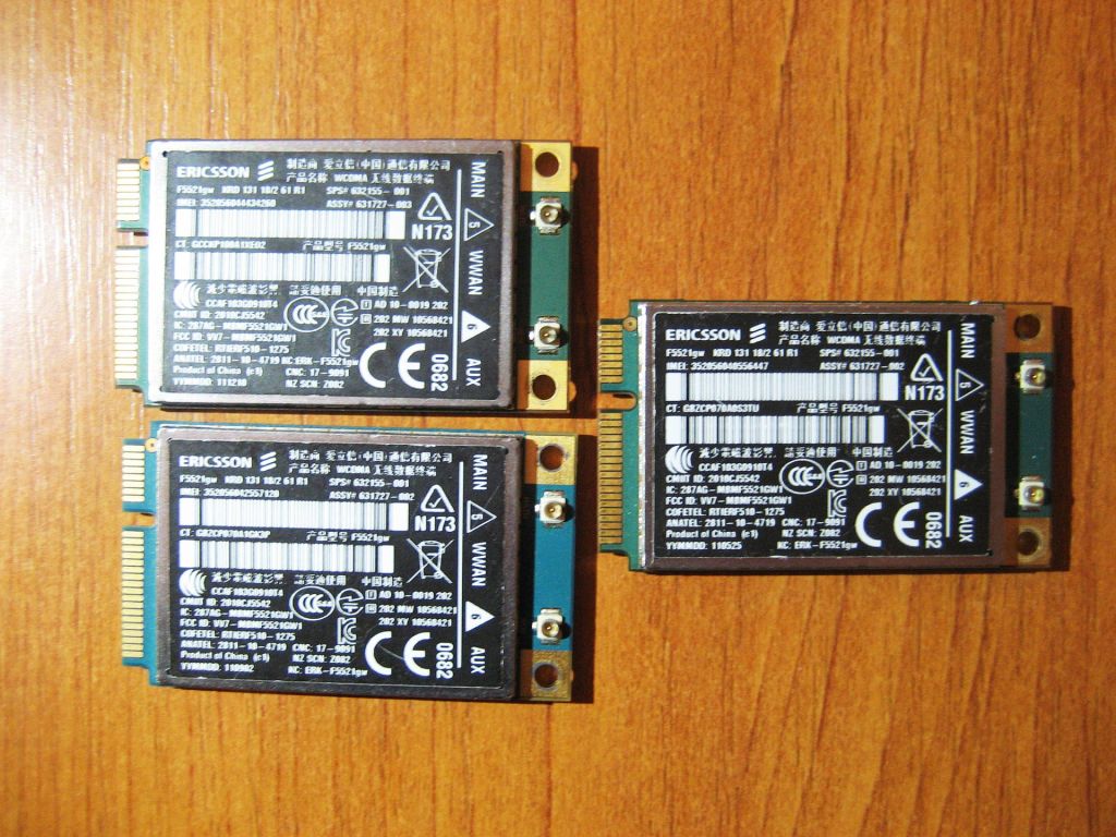 Модем PCIe 3G 4G Ericsson F5521gw HP - фото фото фото 0