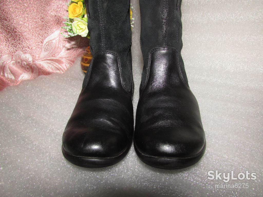 САПОГИ 100% НАТУРАЛЬНАЯ КОЖА ~Clarks ~ КАМБОДЖА р 28/10 - фото фото фото 4