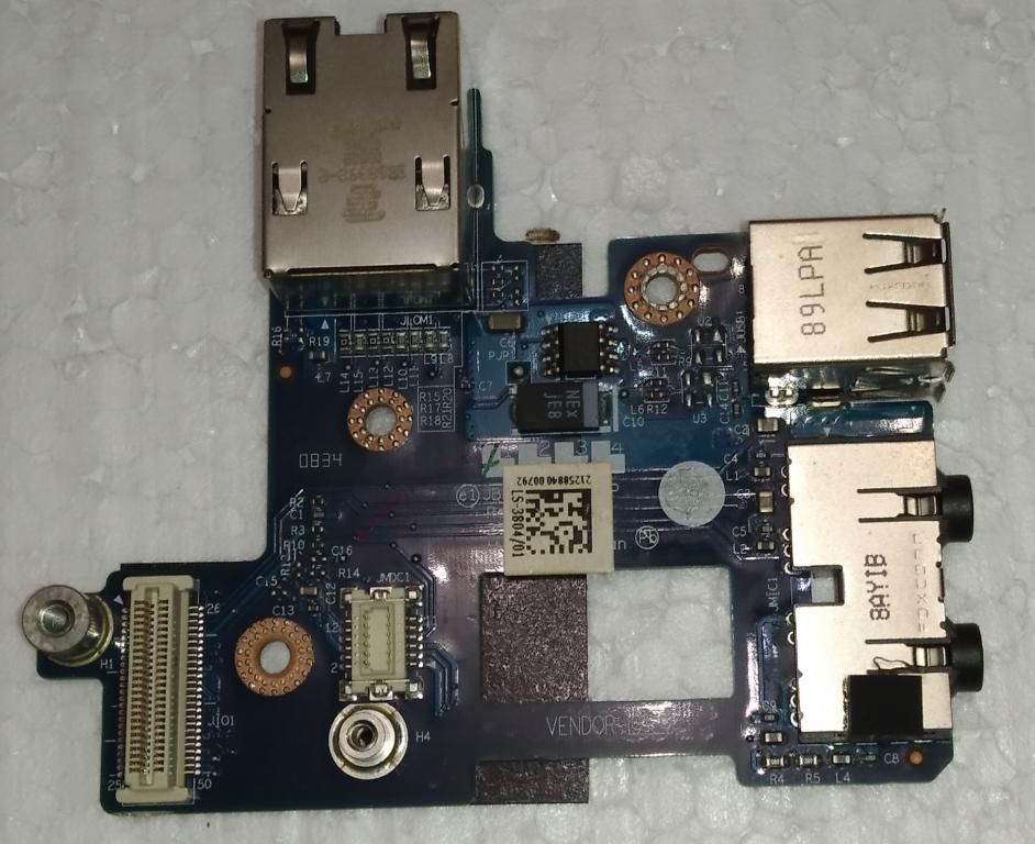 Плата USB, аудио, LAN с ноутбука DELL LATITUDE E6400 LS-3804P - фото фото фото 2