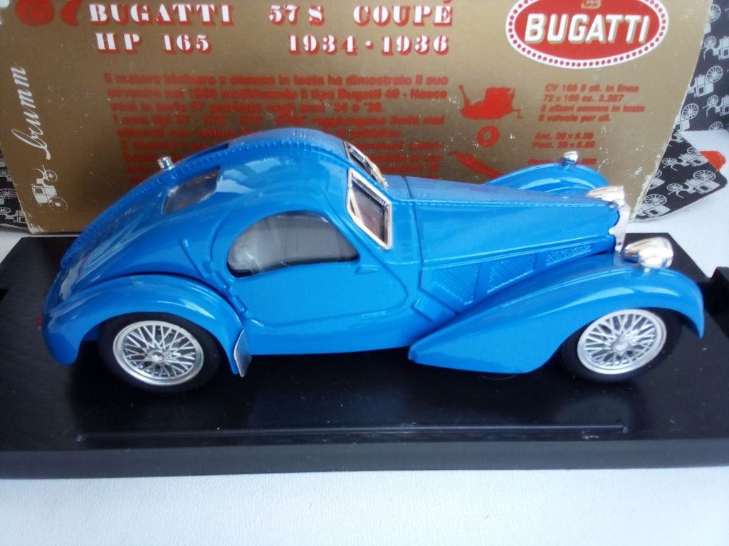 BRUMM 1/43 Bugatti 57S Coupé HP165 1934-36 - фото фото фото 4
