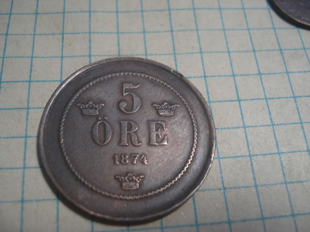 5ере 1874 Швеція - фото фото фото 0