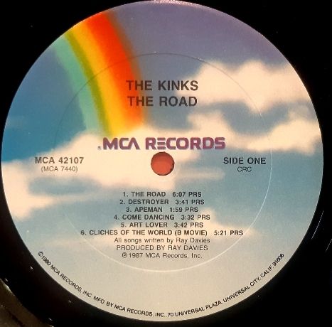 The Kinks - Live The Road - 1987.  (LP). 12. Vinyl. Пластинка. US. - фото фото фото 3
