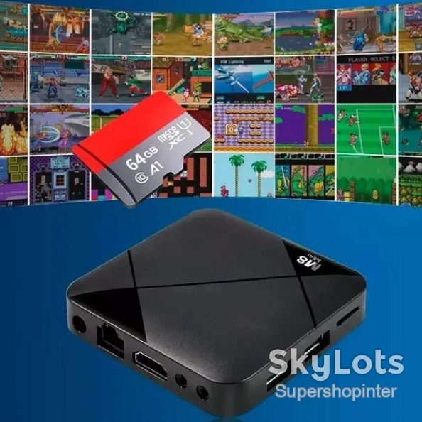 Стационарная игровая приставка консоль micro USB 2 джойстика M8MINI Black - фото фото фото 2