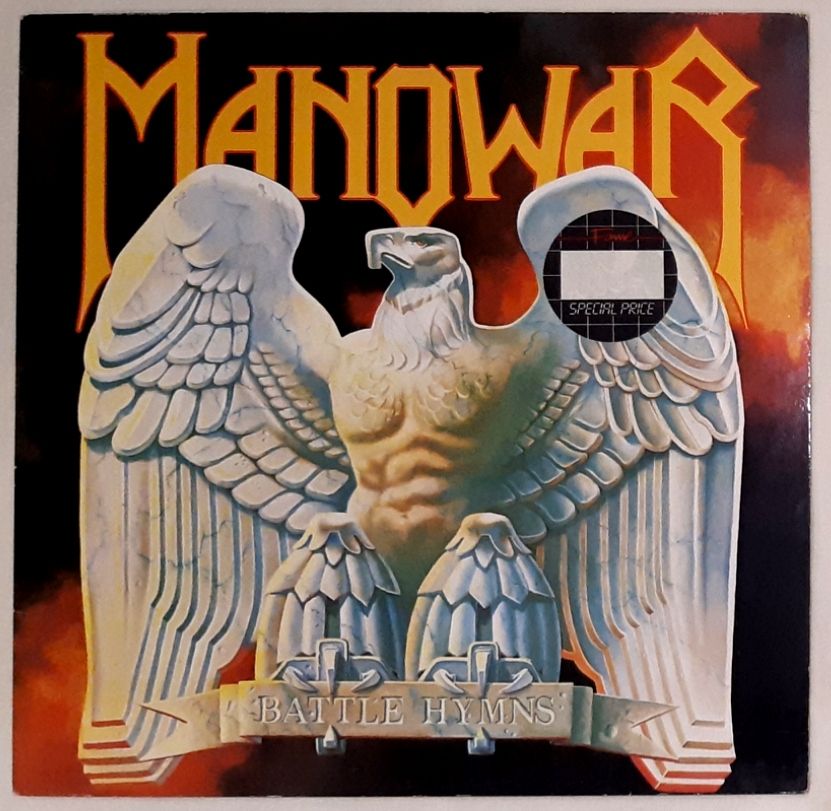 Manowar - Battle Hymns - 1982.  (LP). 12. Vinyl. Пластинка. EEC. - фото фото фото 0