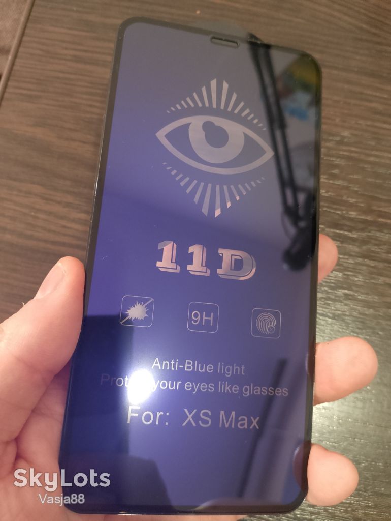 Iphone XS max захисне скло чорне 11D - фото фото фото 3