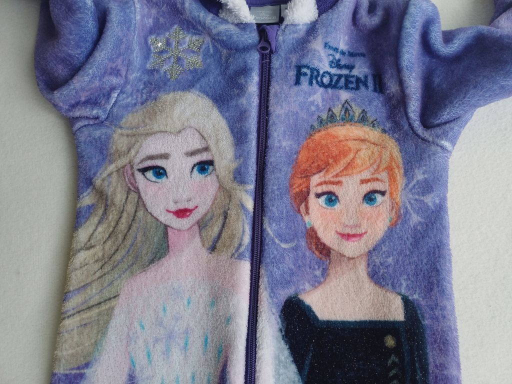 Піжама сліп махрова Frozen, довжина 95 см. - фото фото фото 3